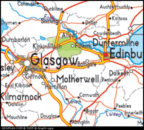 falkirk scotland map.